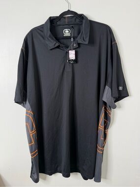 NWT Ogio Polo Golf Shirt 4XL Men shirt short sleeve black polo shirt